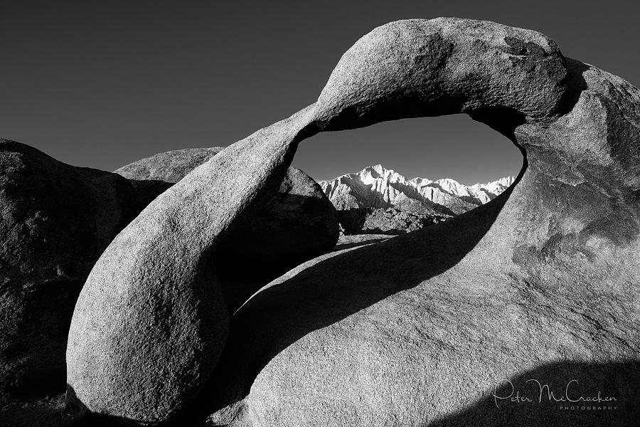 Mobius Arch black and white Photograph by Peter McCracken | Fine Art ...