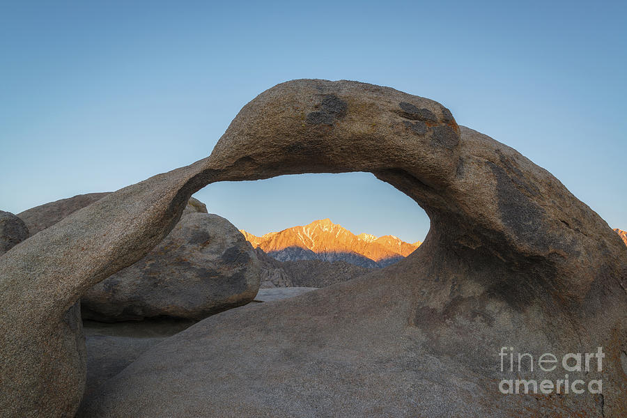 Mobius Arch First Light  Photograph by Michael Ver Sprill
