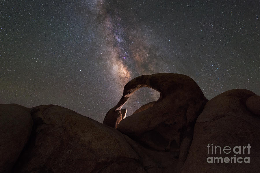 Mobius Arch Milky Way  Photograph by Michael Ver Sprill