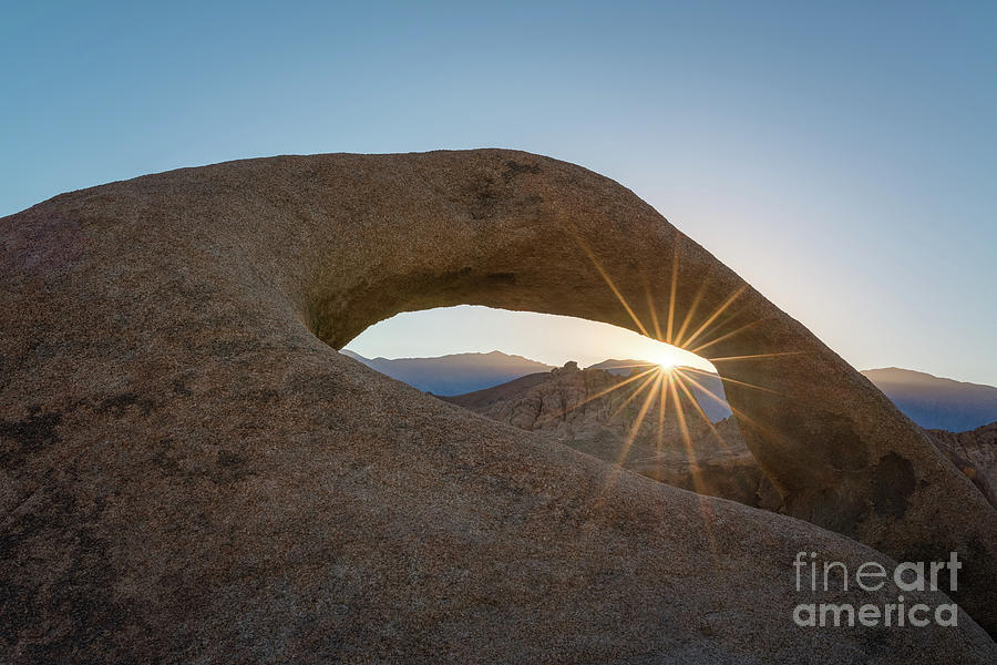 Mobius Arch Sun Burst  Photograph by Michael Ver Sprill