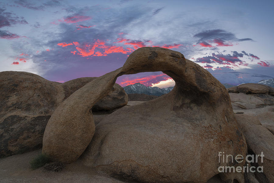 Mobius Arch Sunset  Photograph by Michael Ver Sprill