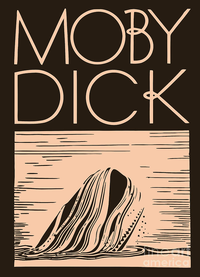 Vintage Digital Art - Moby Dick by Heidi De Leeuw