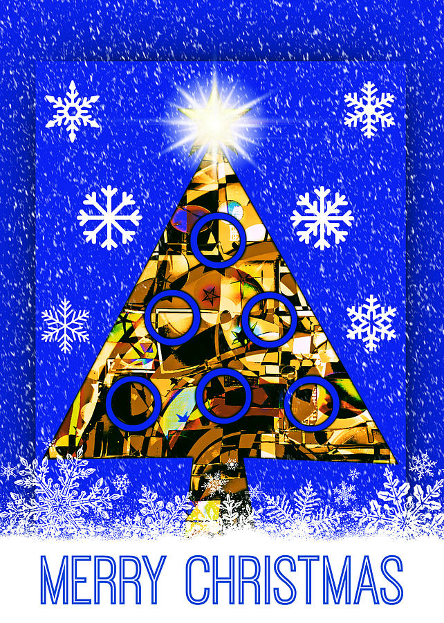 Mod Cards - Christmas Tree Magic IV Digital Art by Aurelio Zucco