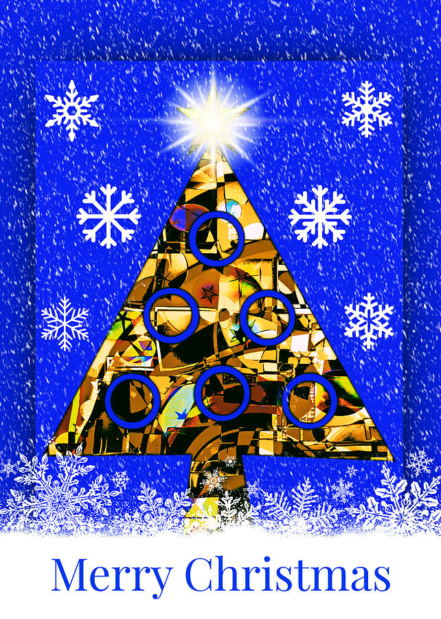 Mod Cards - Christmas Tree Magic V Digital Art by Aurelio Zucco