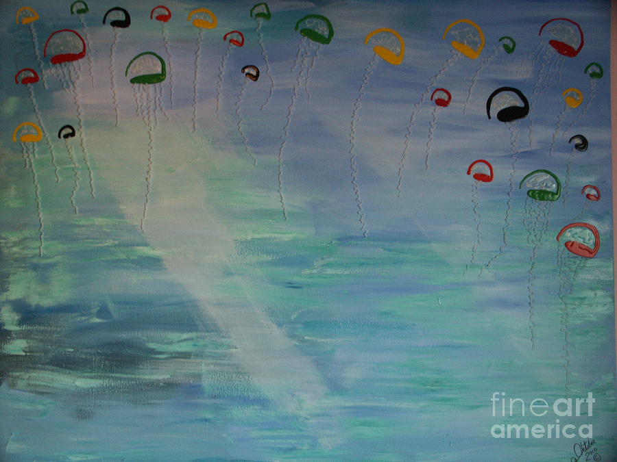 Mod jellies Painting by G Oktober