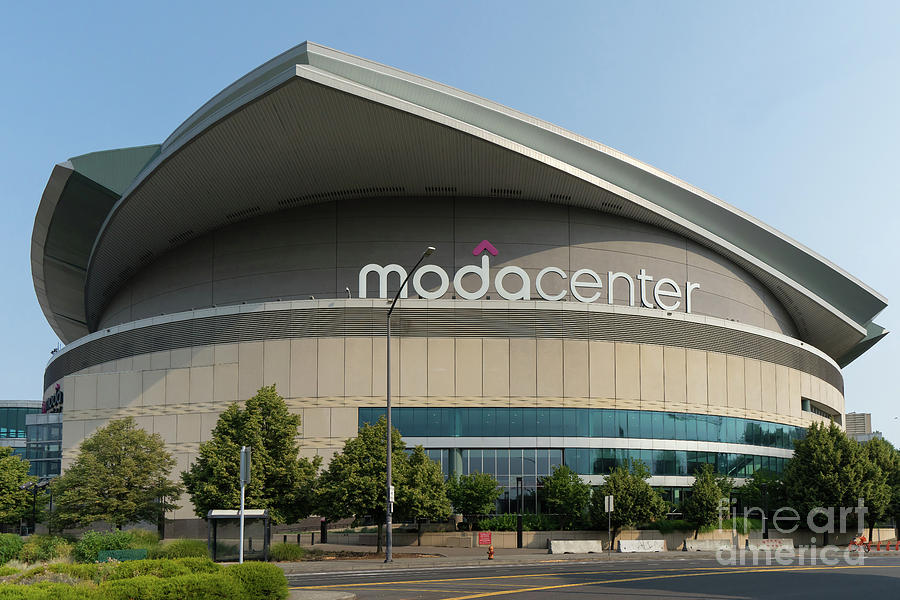 Moda Center Portland Trail Blazers Basketball Arena Portland Oregon DSC6424 Photograph by Wingsdomain Art and Photography