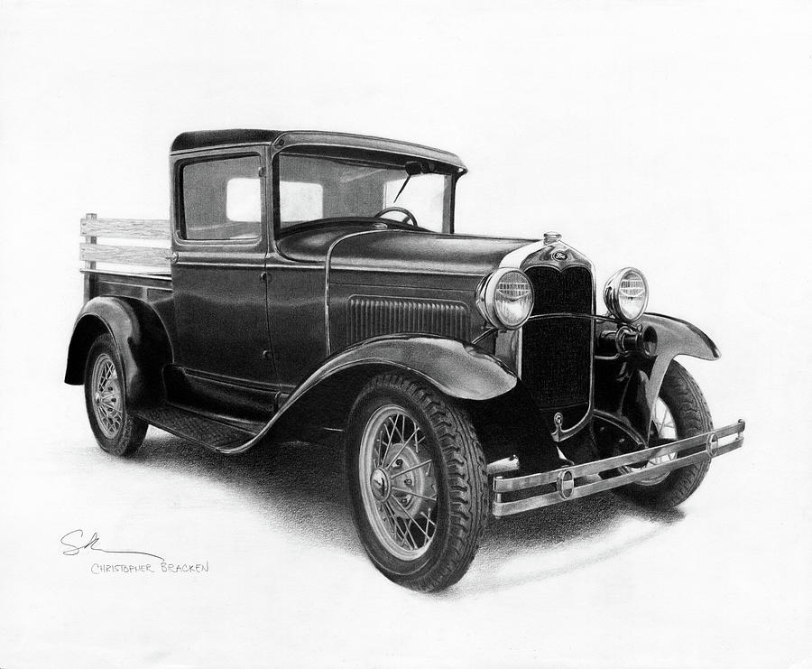 model a ford drawing