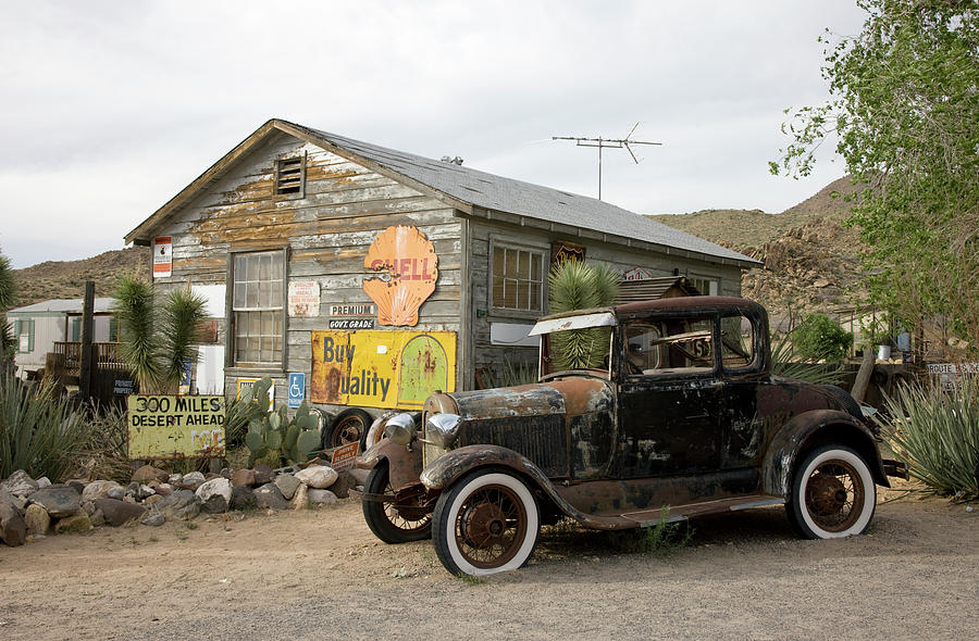 Model A Ford Hackberry General Store Photograph by Carol Highsmith