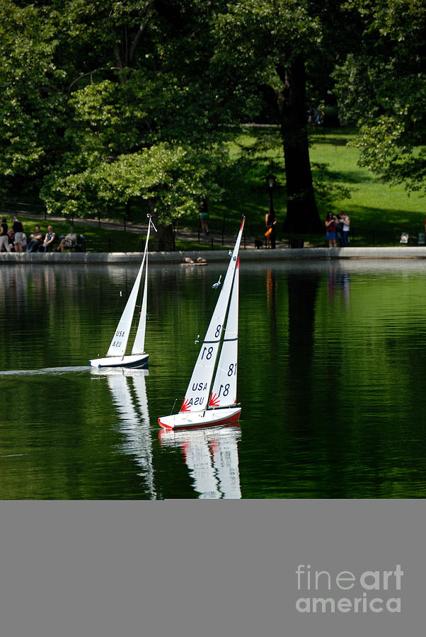 Model Boats Central Park New York Photograph by Amy Cicconi