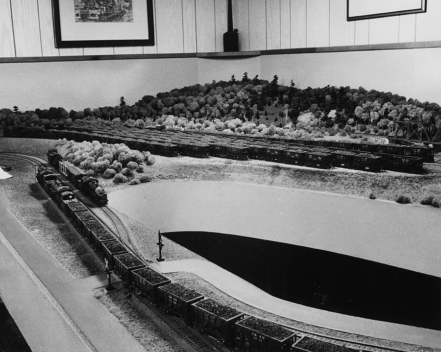 Model of Chicago and North Western Ore Terminal - 1984 Photograph by Chicago and North Western Historical Society
