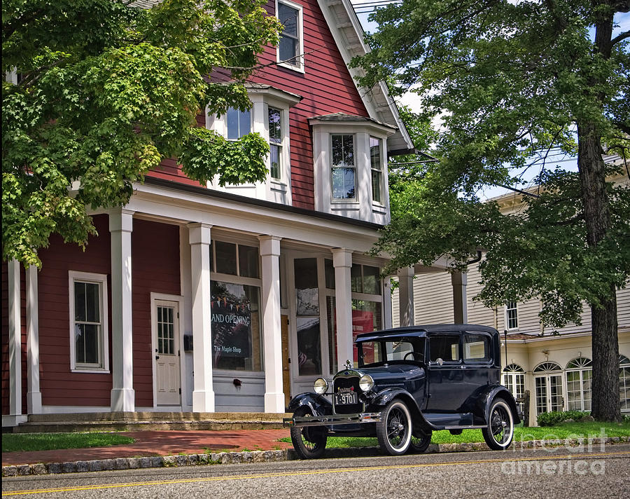 Model T On Main Street Photograph by Mark Miller