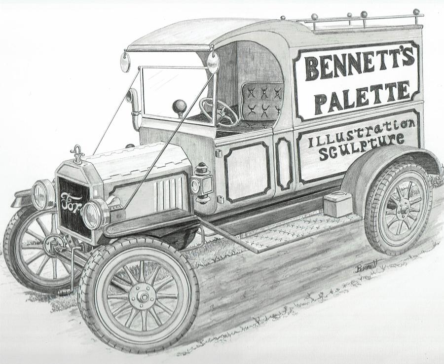 model t drawings