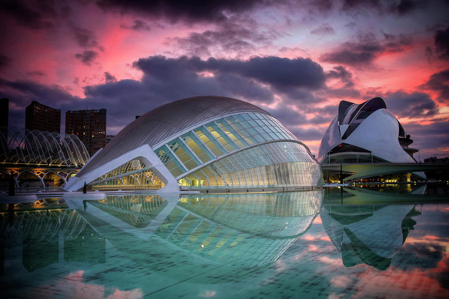 Architecture Photograph - Modern Architecture in Valencia  by Carol Japp