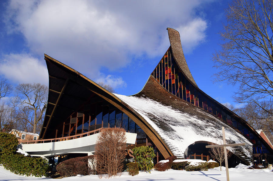 Modern Church design Photograph by James Kirkikis