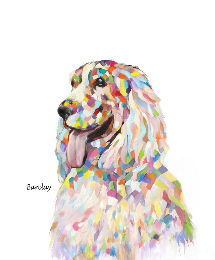 Modern Cocker Spaniel Painting by Portraits By NC