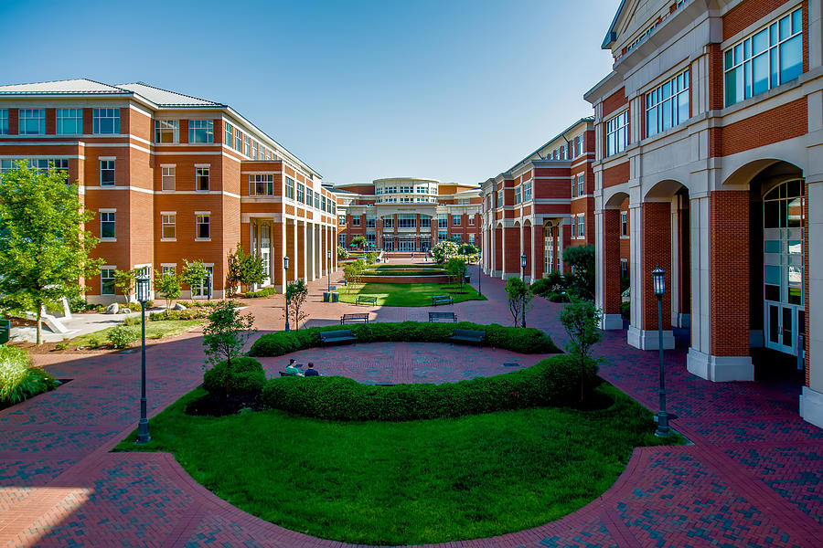 modern college campus