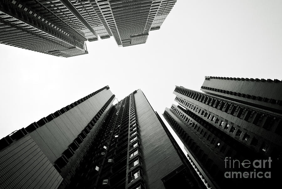 Architecture Photograph - Modern Hong Kong by Ray Laskowitz - Printscapes