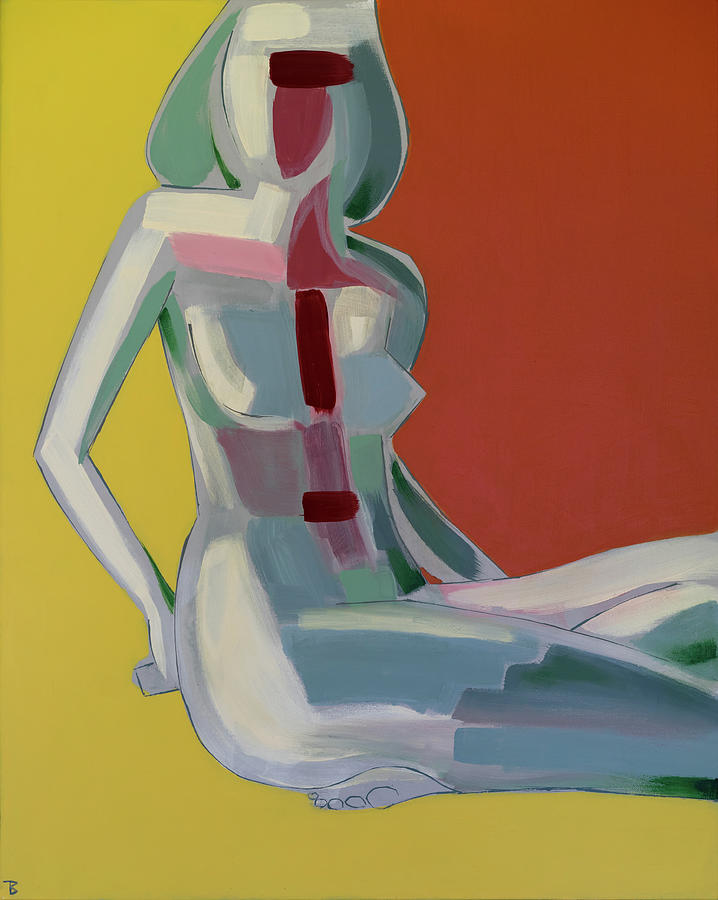 Abstract Painting - Modern Lady by Terra Brunton