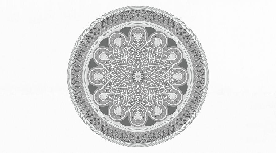 Abstract Digital Art - Modern Mandala Art - Flower Of Soul by Wall Art Prints