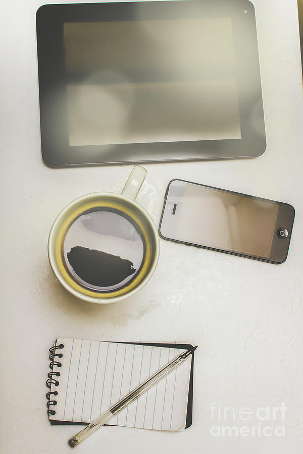 Modern office gadgets Photograph by Jorgo Photography
