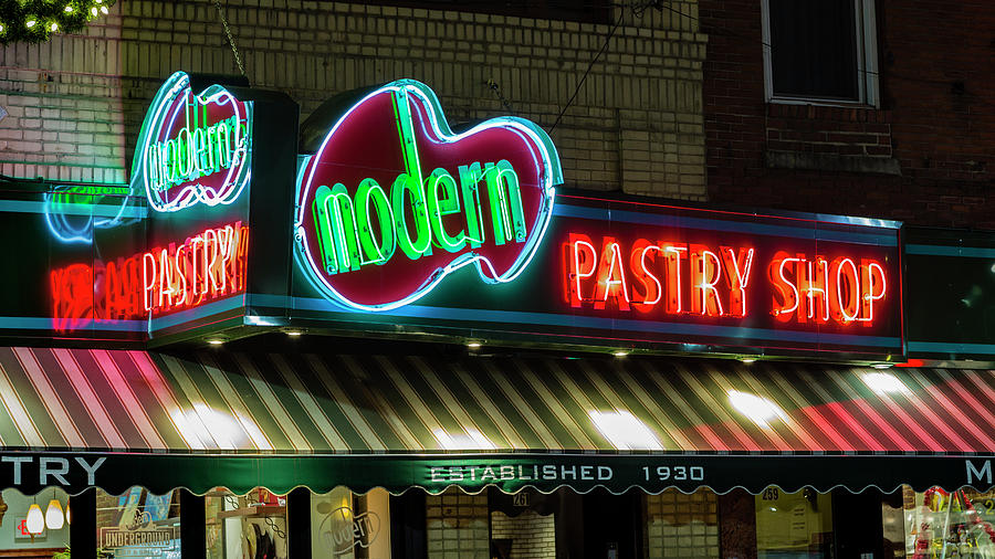 Modern Pastry Neon - #1 Photograph by Stephen Stookey