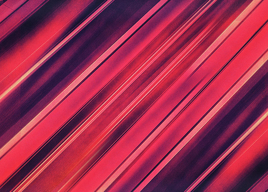 Modern Red Black Stripe Abstract Stream Lines Texture Design Photograph