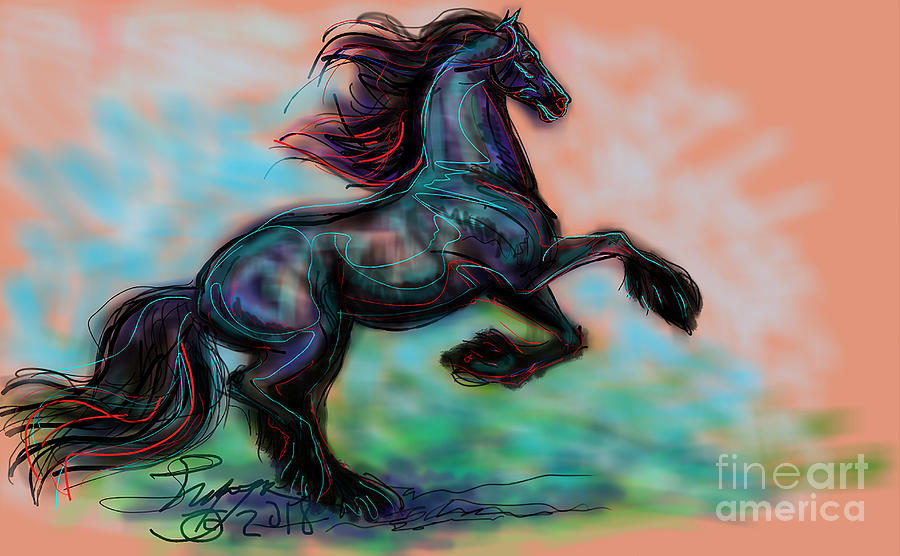 Modern Royal Friesian by Stacey Mayer Modern Royal Friesian by Stacey Mayer