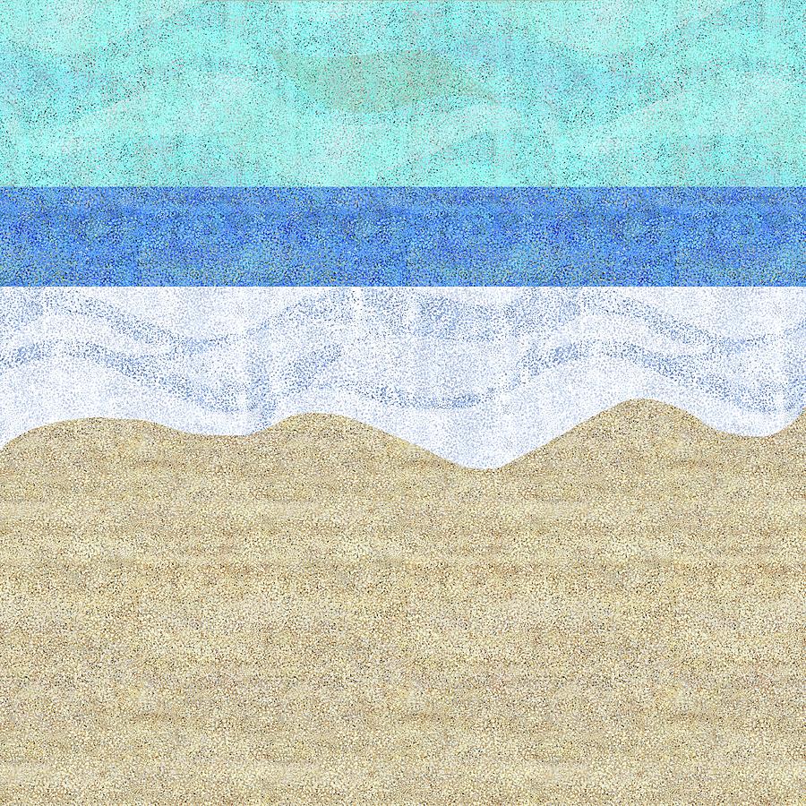 Modern Sandy Beach by Karen Dyson Modern Sandy Beach by Karen Dyson