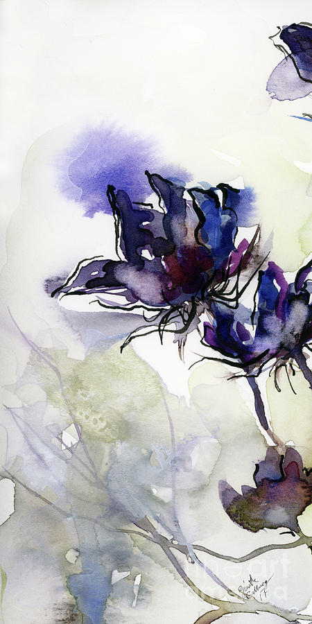 Modern Seeds Pods 1 Watercolor and Ink Painting by Ginette Callaway Modern Seeds Pods 1 Watercolor and Ink Painting by Ginette Callaway