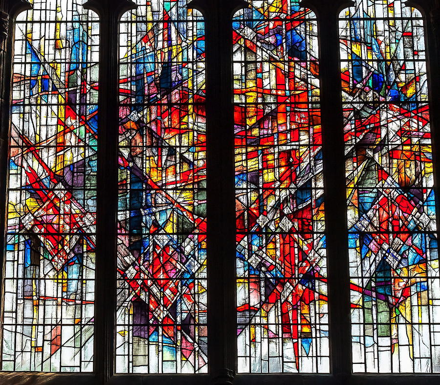 modern stained glass
