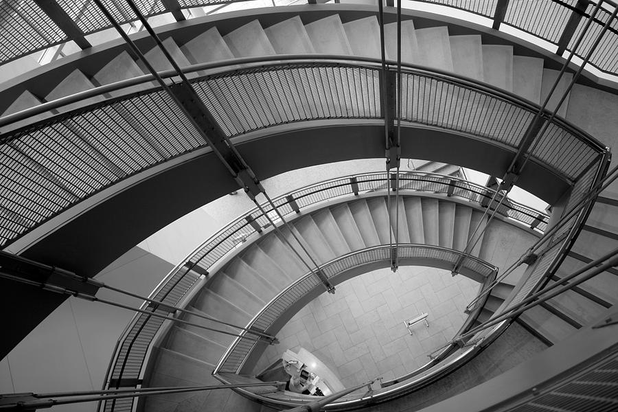 Modern Stair Photograph by Polly Castor