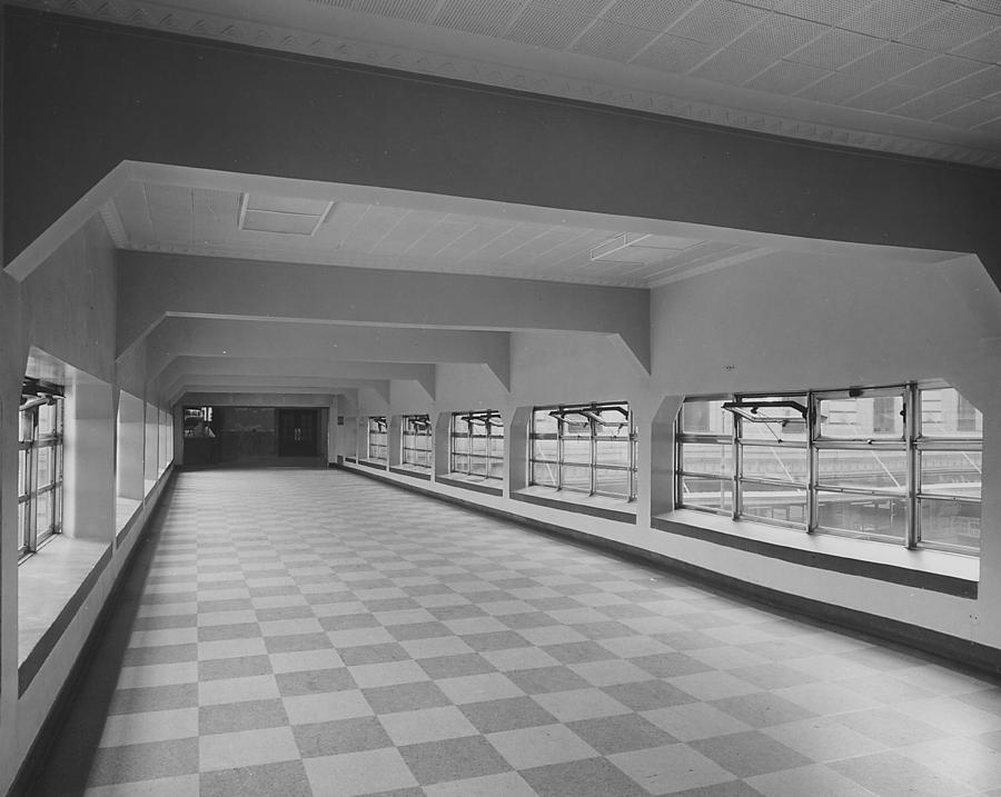 Modernized Walkway of Chicago Passenger Terminal Ca.1961 Photograph by Chicago and North Western Historical Society
