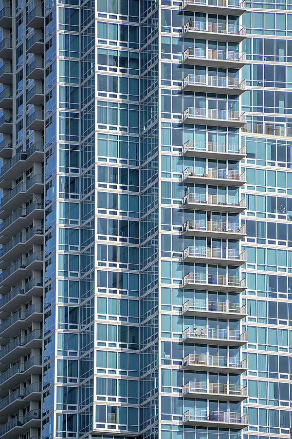 Modrn Skyscraper Condominiums Buildig In The City Photograph by Alex Grichenko