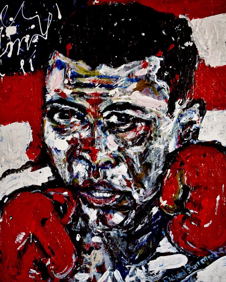 Mohamed Ali Painting by Richard Barrenechea - Fine Art America