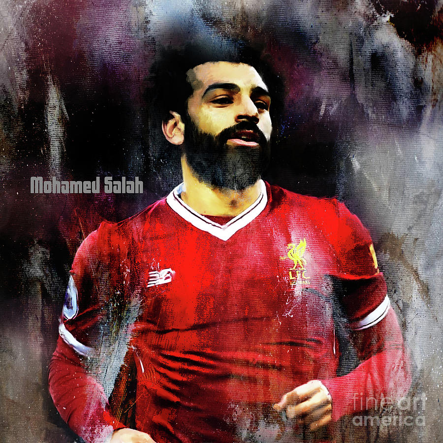 Mohamed Salah Painting by Gull G