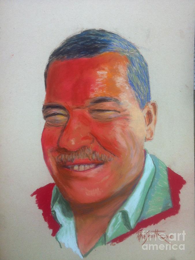 Mohammed Ahmed  Pastel by Rae  Smith PAC