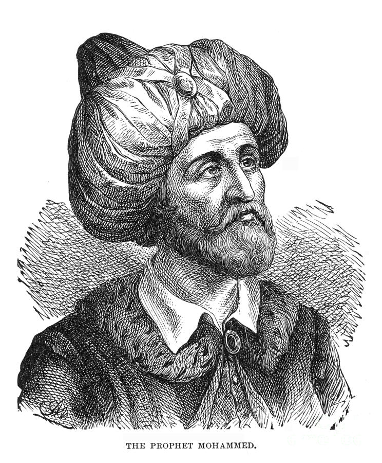 Mohammed Drawing by Granger
