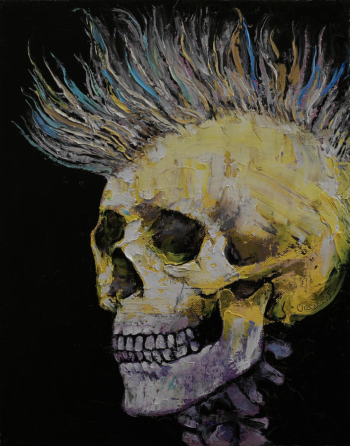 Mohawk Painting by Michael Creese