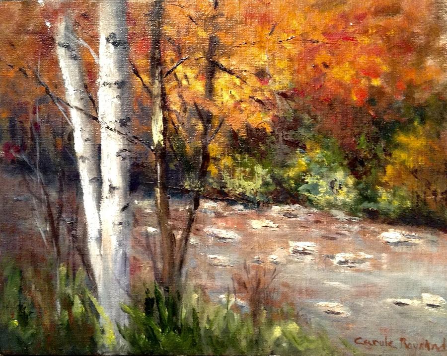 Mohawk Trail Painting by Carole E Raymond | Fine Art America