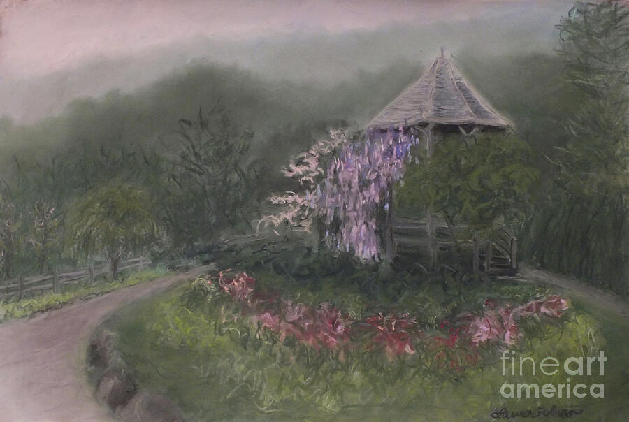 Misty morning , Original pastel painting or Fine art print order