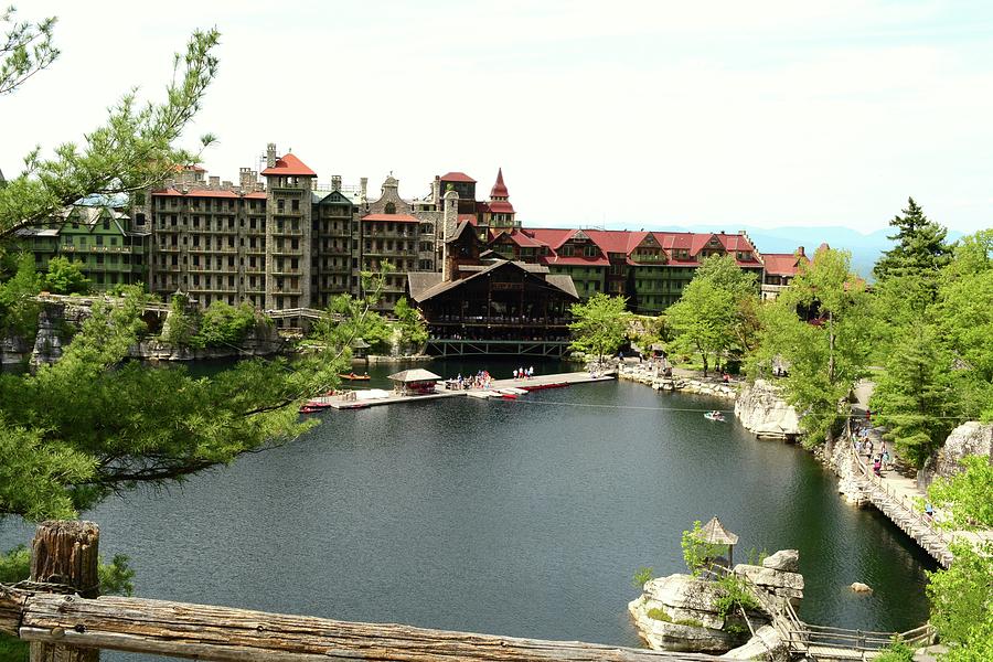 Mohonk Mountain House by the Lake Photograph by Judy Genovese