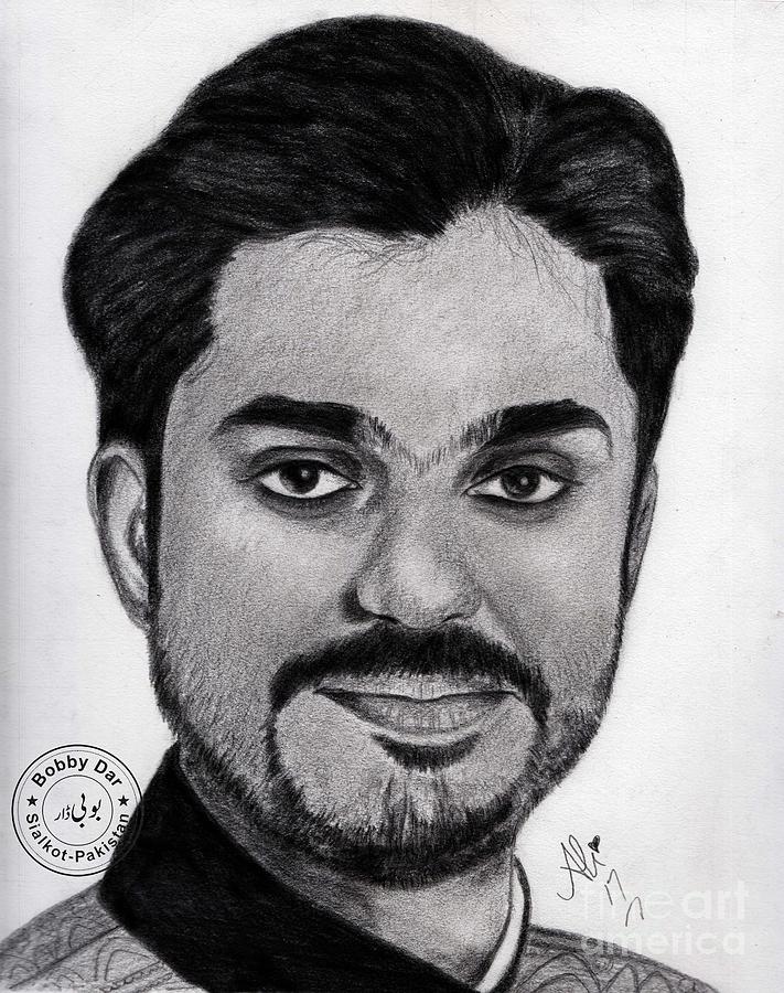 Mohsin Mirza Drawing by Bobby Dar | Fine Art America