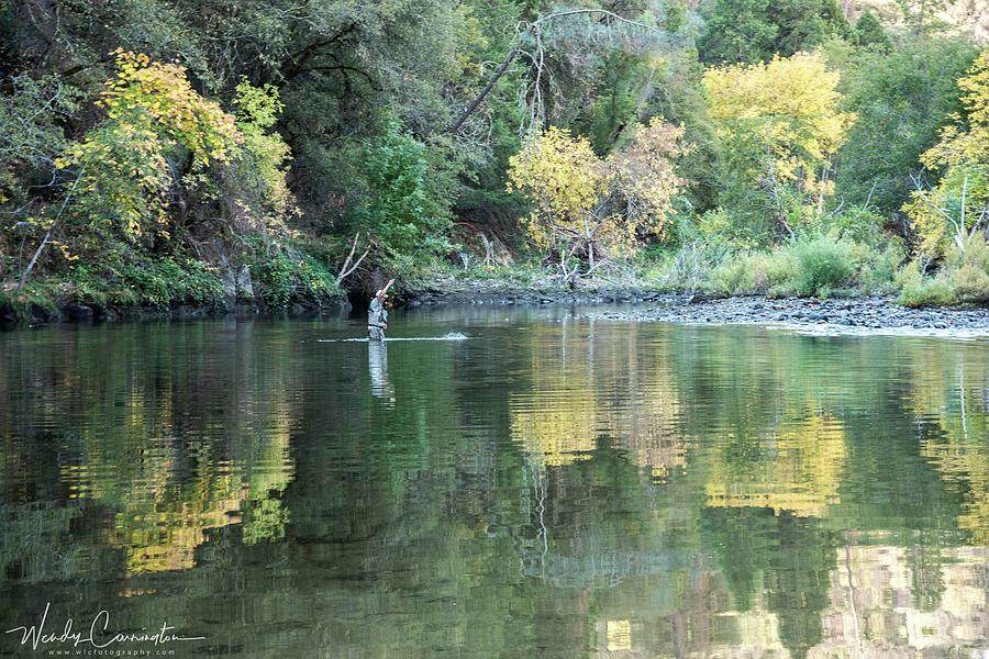 Mokelumne River Fishing 2 Photograph by Wendy Carrington
