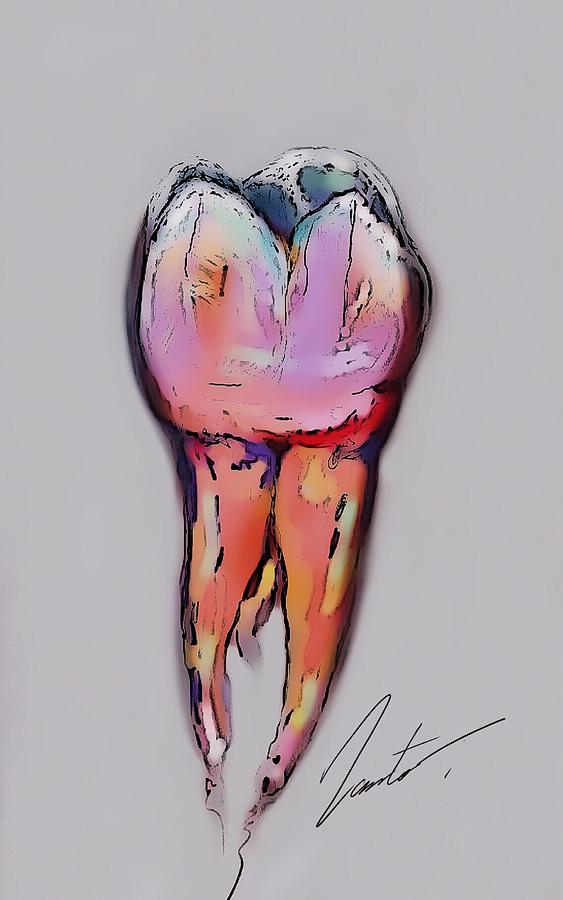 Molar #14 Digital Art by Ianto Thomas Molar #14 Digital Art by Ianto Thomas