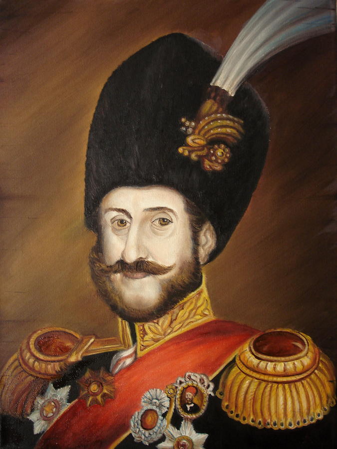 Moldavian Prince Sturza Painting by Sorin Apostolescu