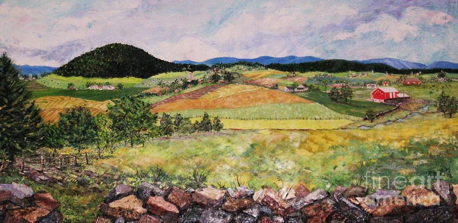 Mole Hill in Summer Painting by Judith Espinoza