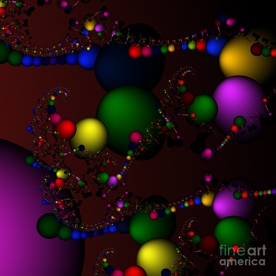 Molecule 119 Digital Art by Rolf Bertram