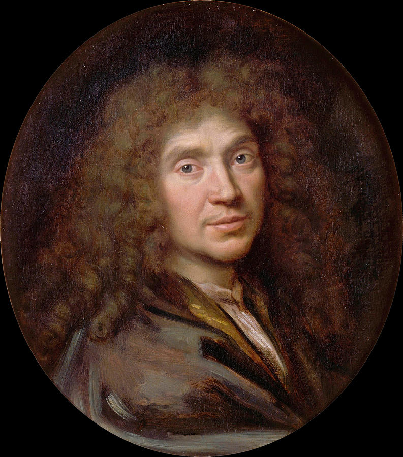 Moliere Painting by Pierre Mignard