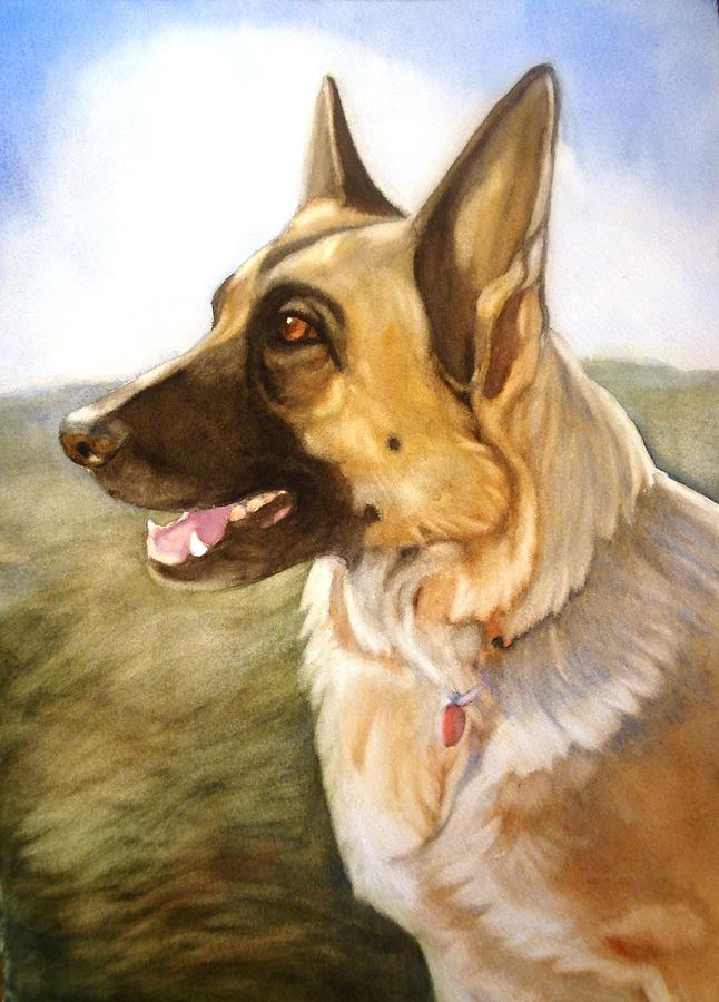Mollie Painting by Marilyn Jacobson