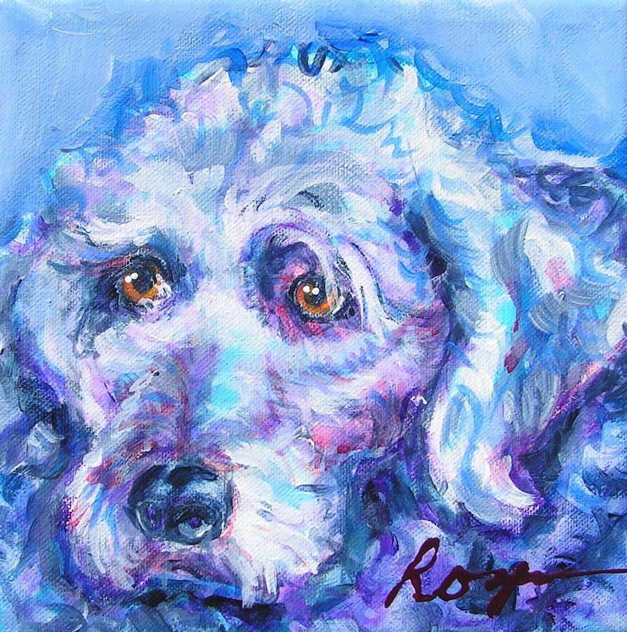 Molly Blue Painting by Judy  Rogan